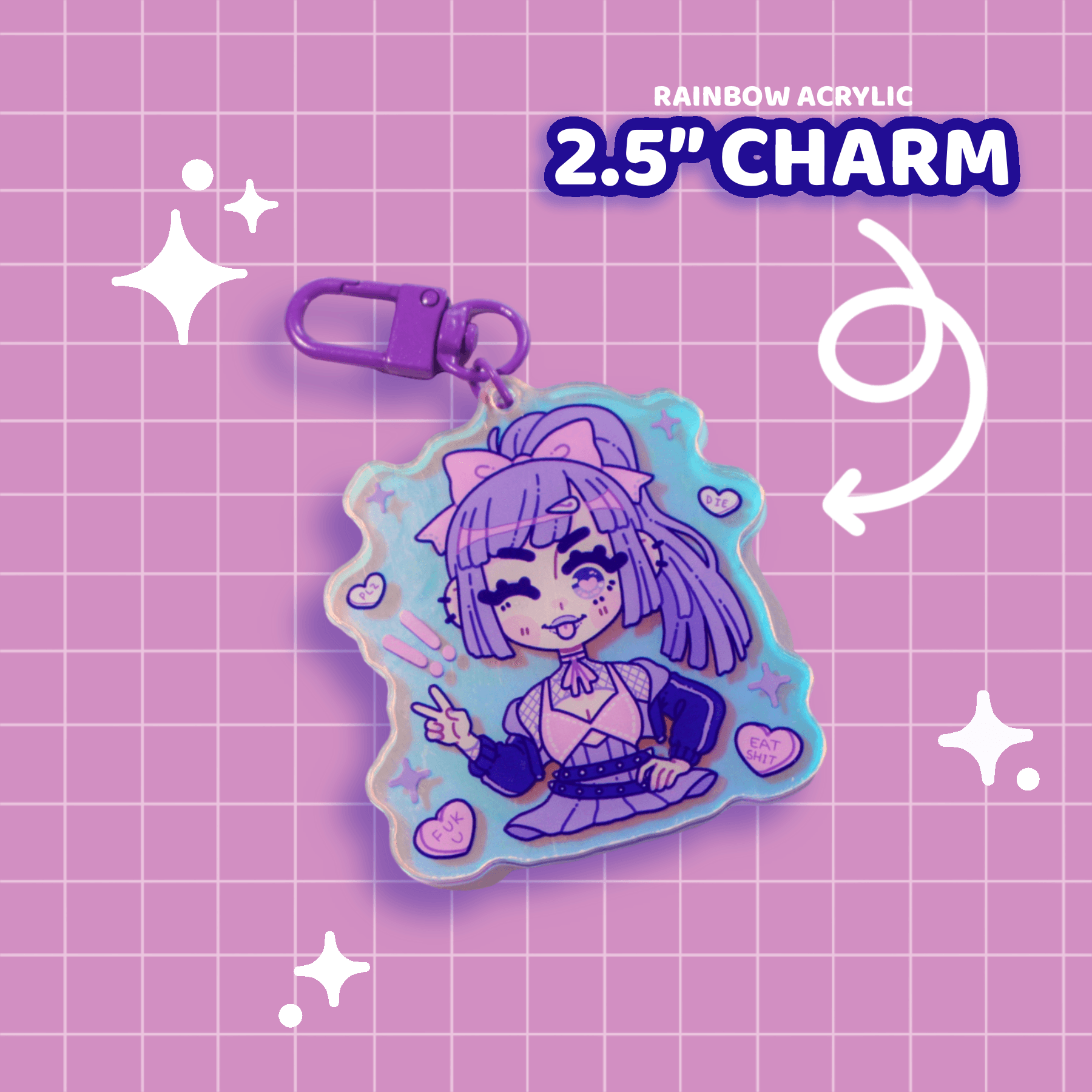 Sophie Bust Charm - Moshi Melon