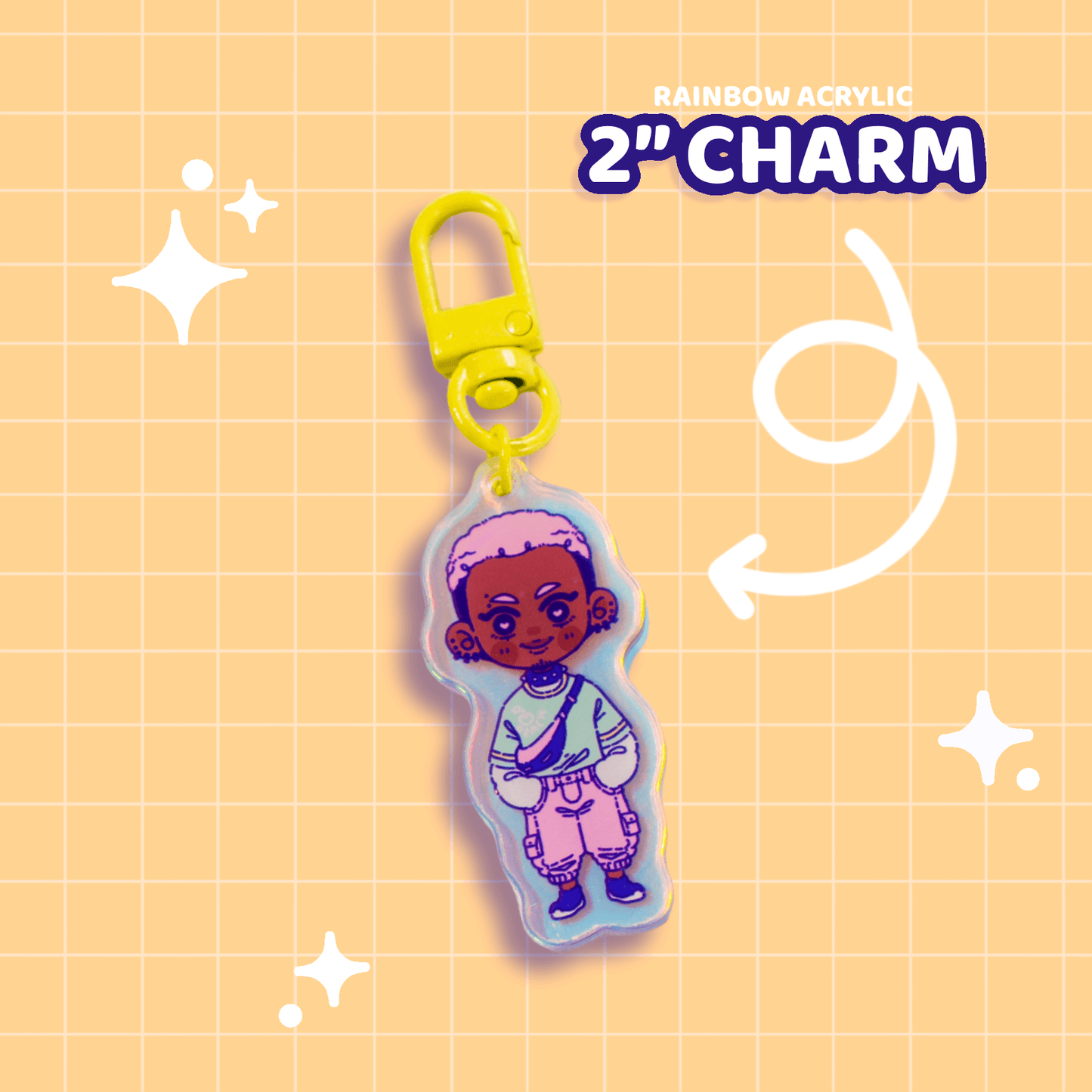 Tiny June Charm - Moshi Melon