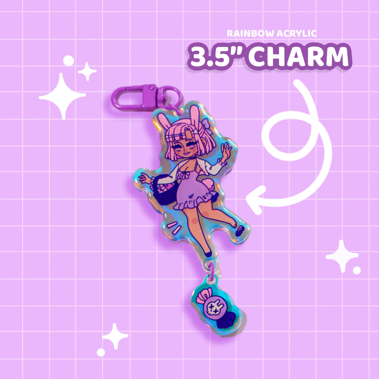 Bunny Cheri Charm - Moshi Melon