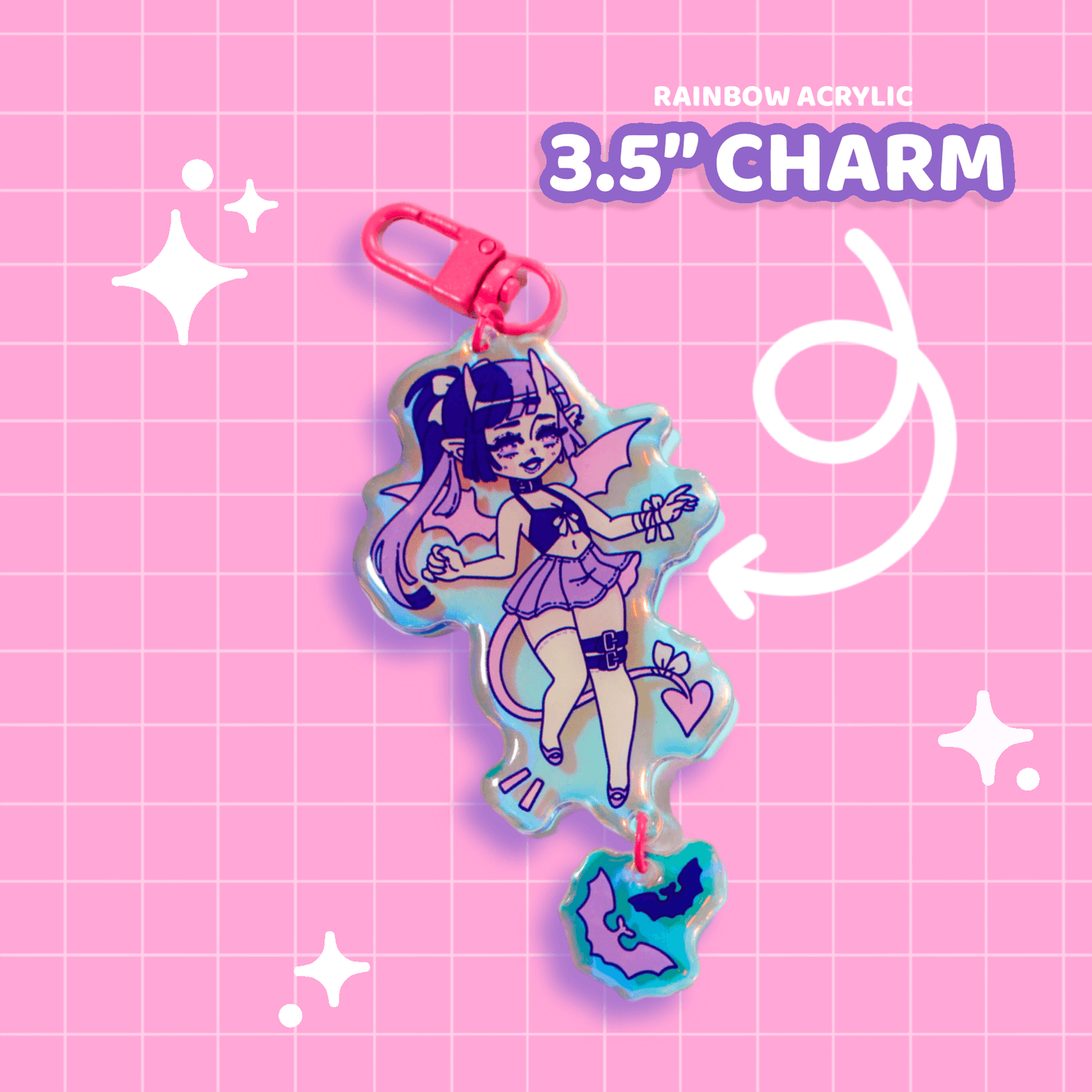 Batty Sophie Charm - Moshi Melon