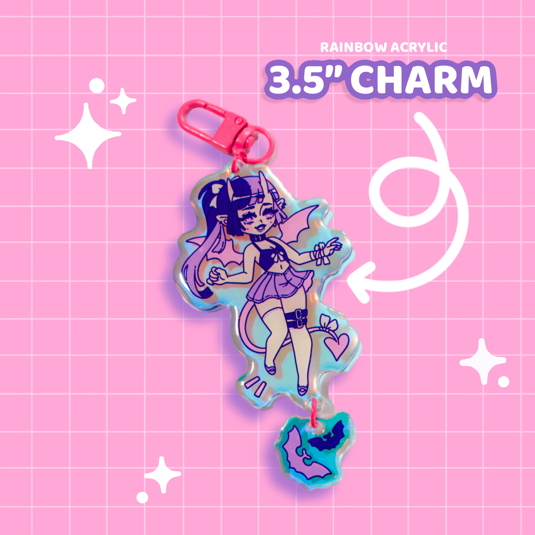 Batty Sophie Charm - Moshi Melon