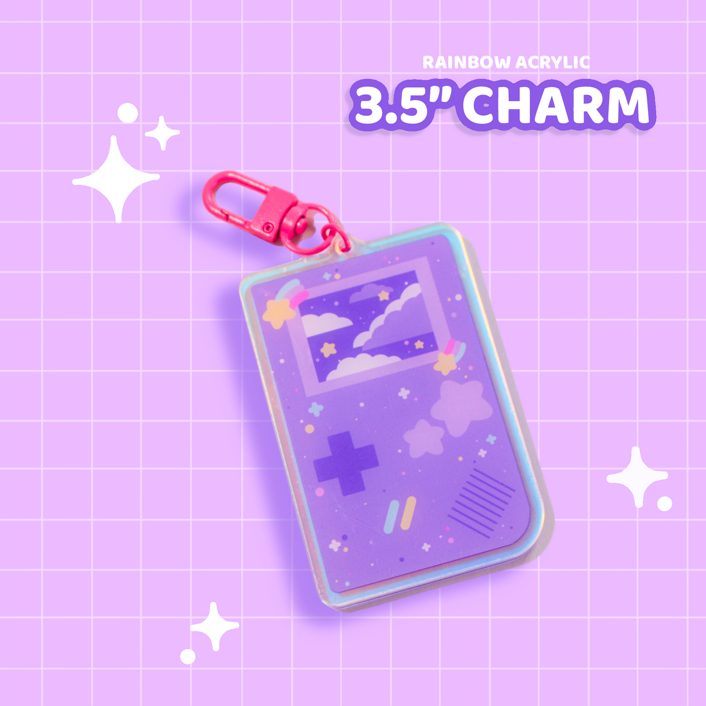 Pastel GamerBoy Charm