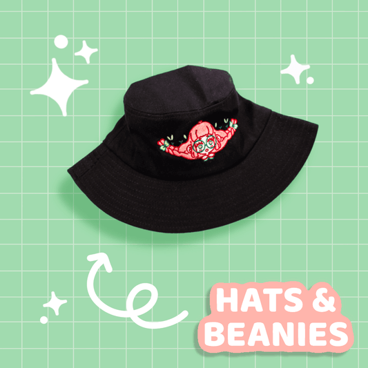 Peach Girl Bucket Hat - Moshi Melon