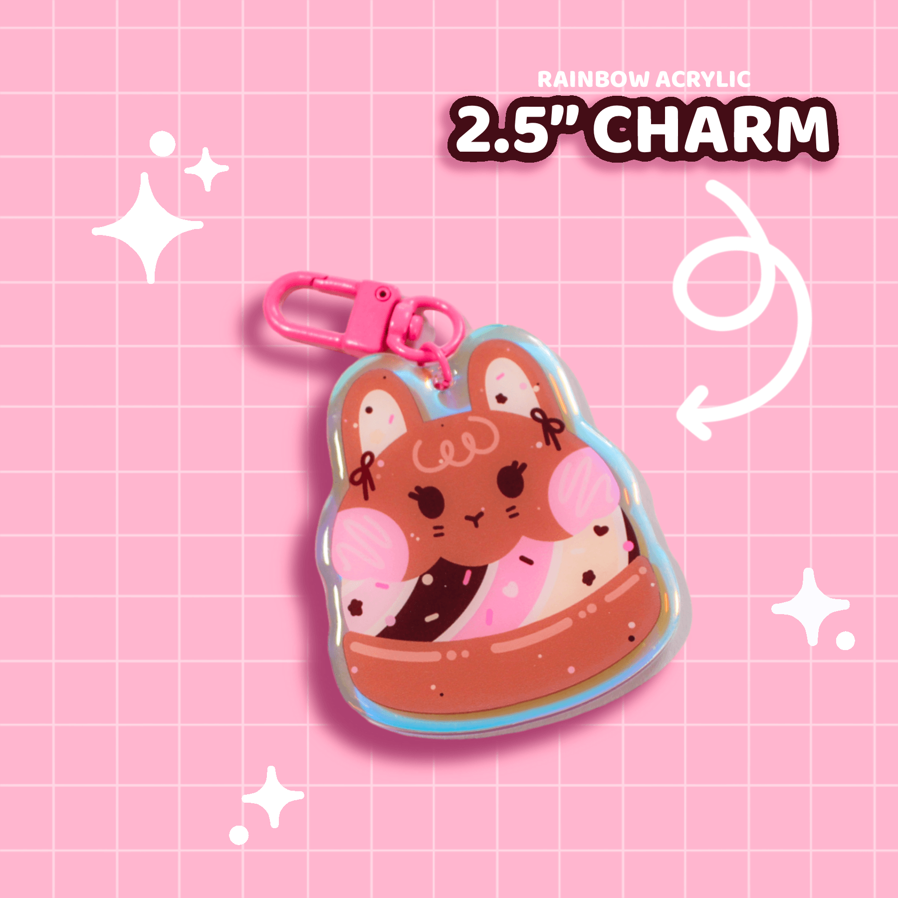 Neapolitan Bundae Charm - Moshi Melon