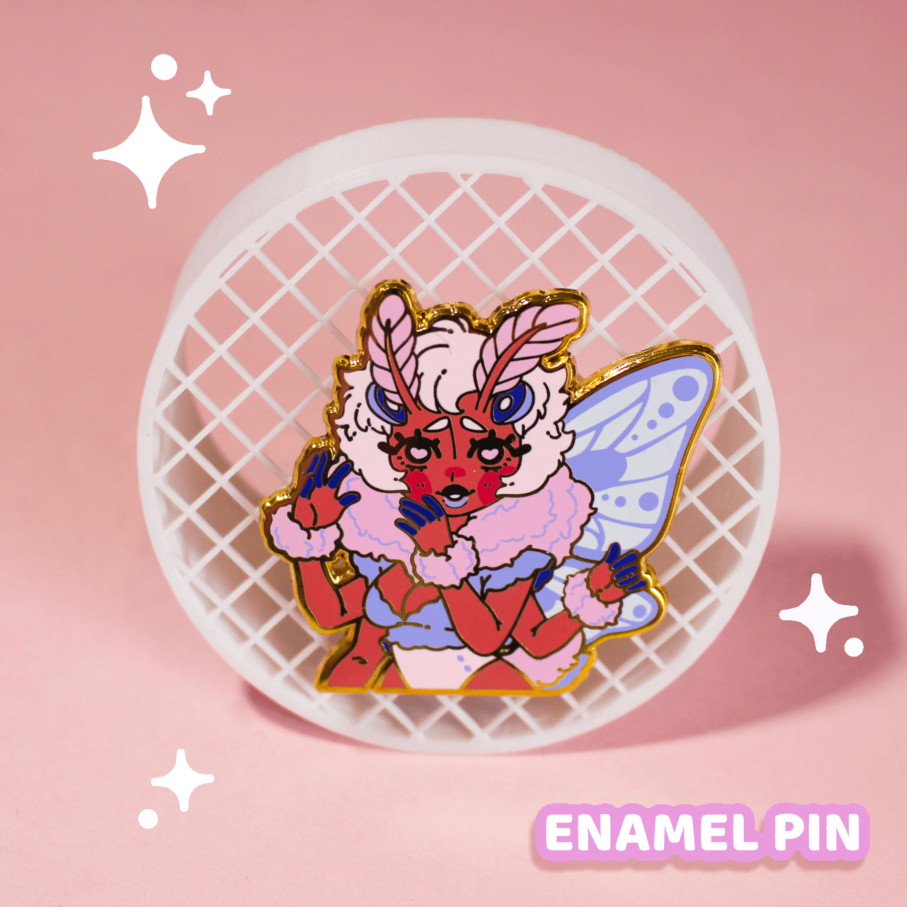 Fuzzwings Pin - Moshi Melon