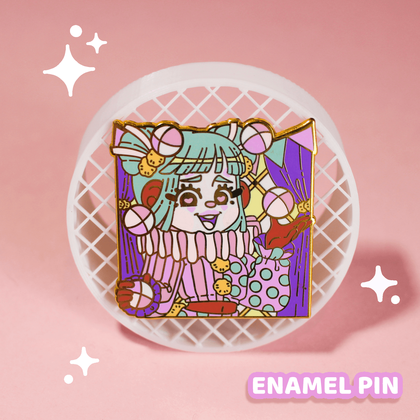 Harlequin Pin - Moshi Melon