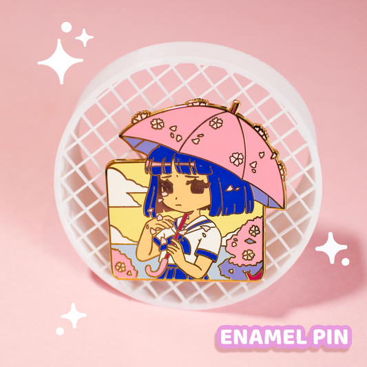 Pin de flor de cerezo