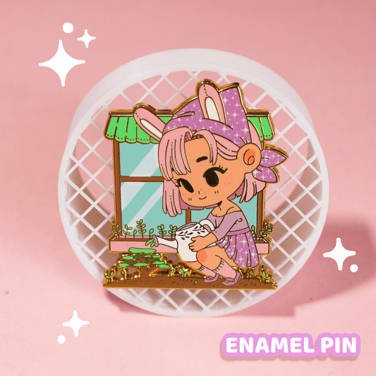 Gardening Pin - Moshi Melon