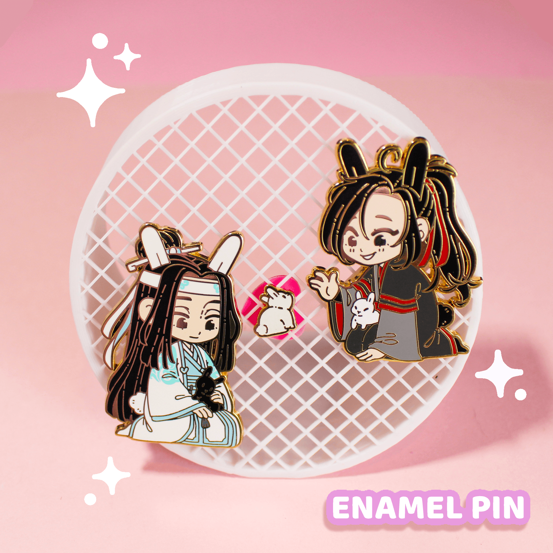 Field of Bunnies Pin Set - Moshi Melon