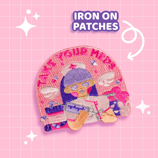 Take Your Meds Patch - Moshi Melon