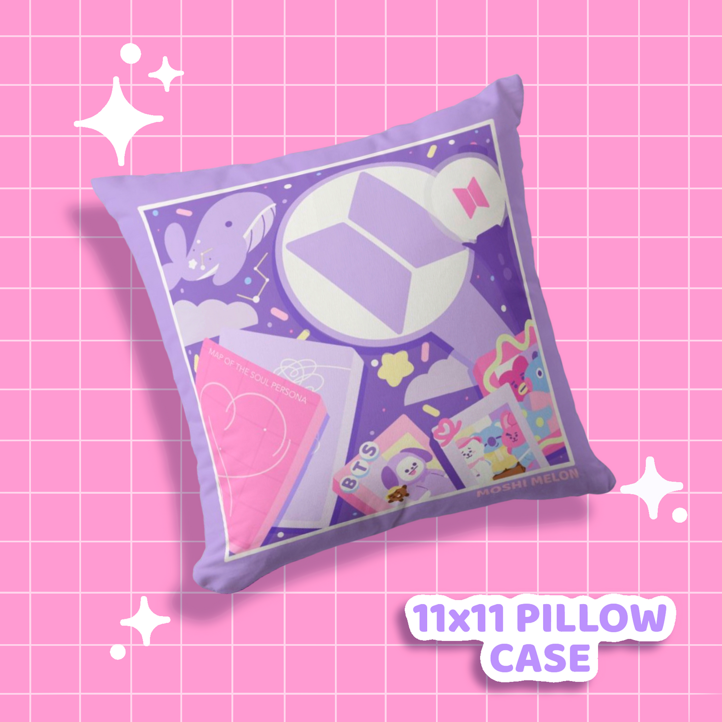 Borahae BTS Pillow
