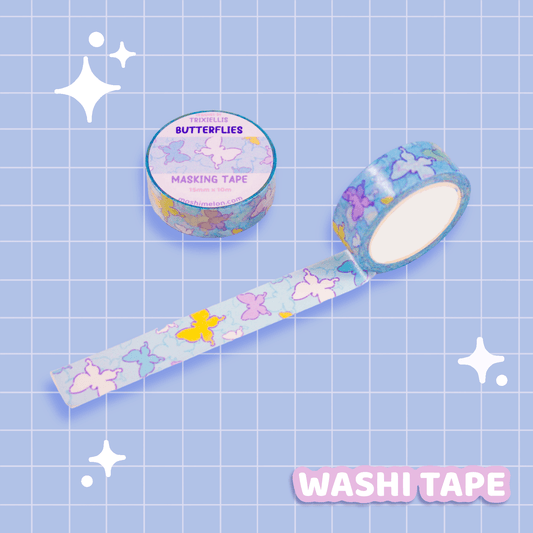 Butterflies Washi Tape - Moshi Melon