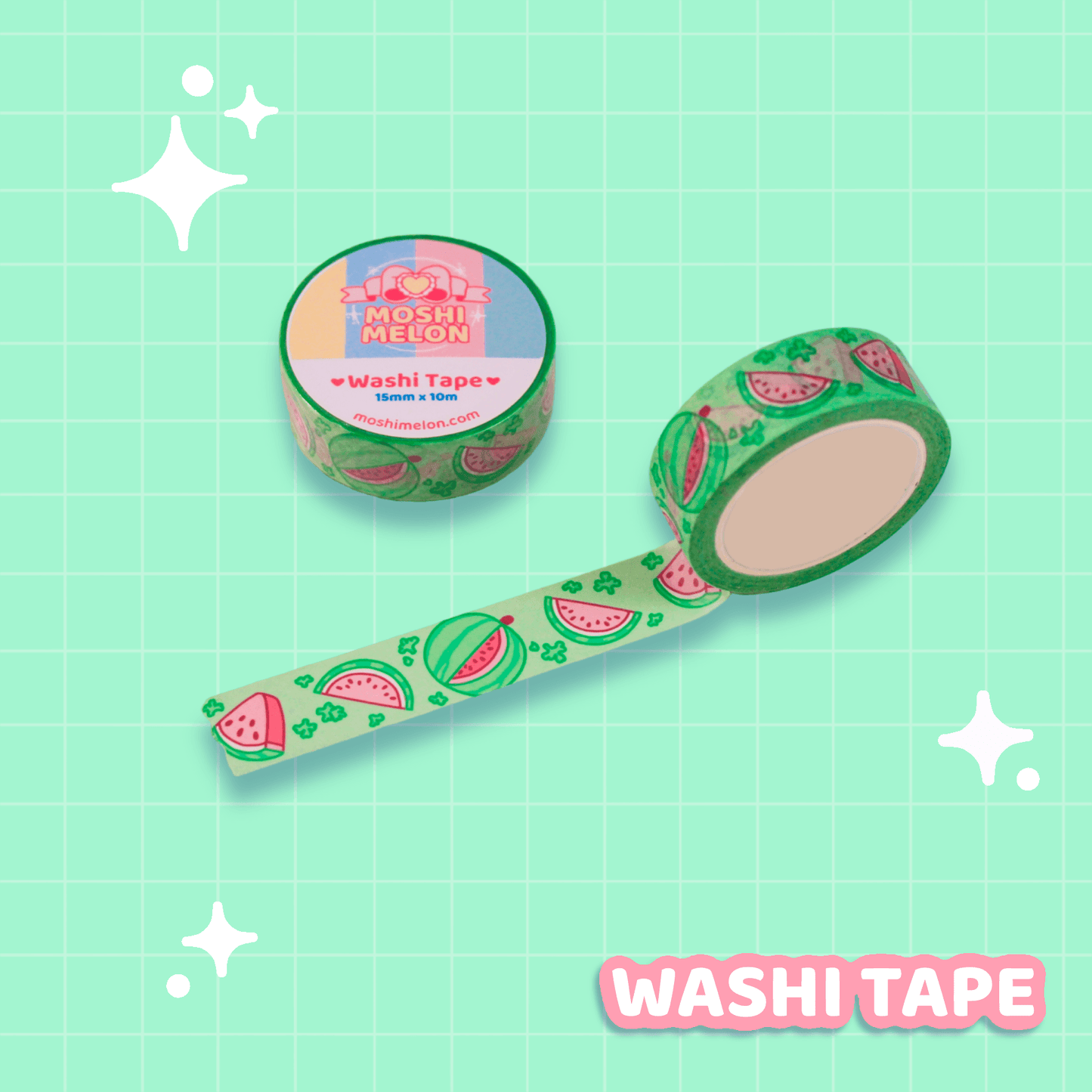 Watermelon Washi Tape - Moshi Melon