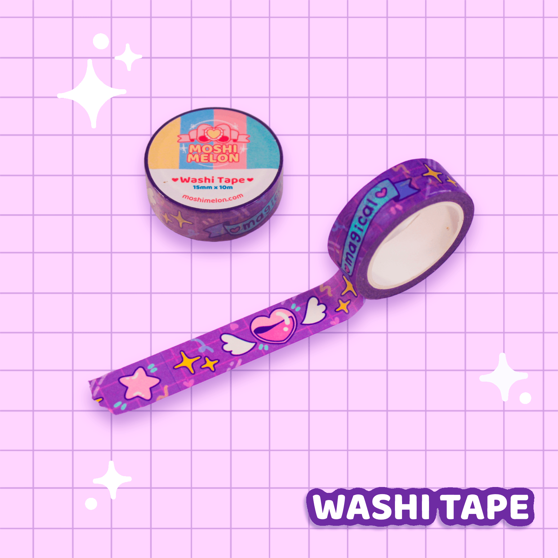 Magical Washi Tape - Moshi Melon