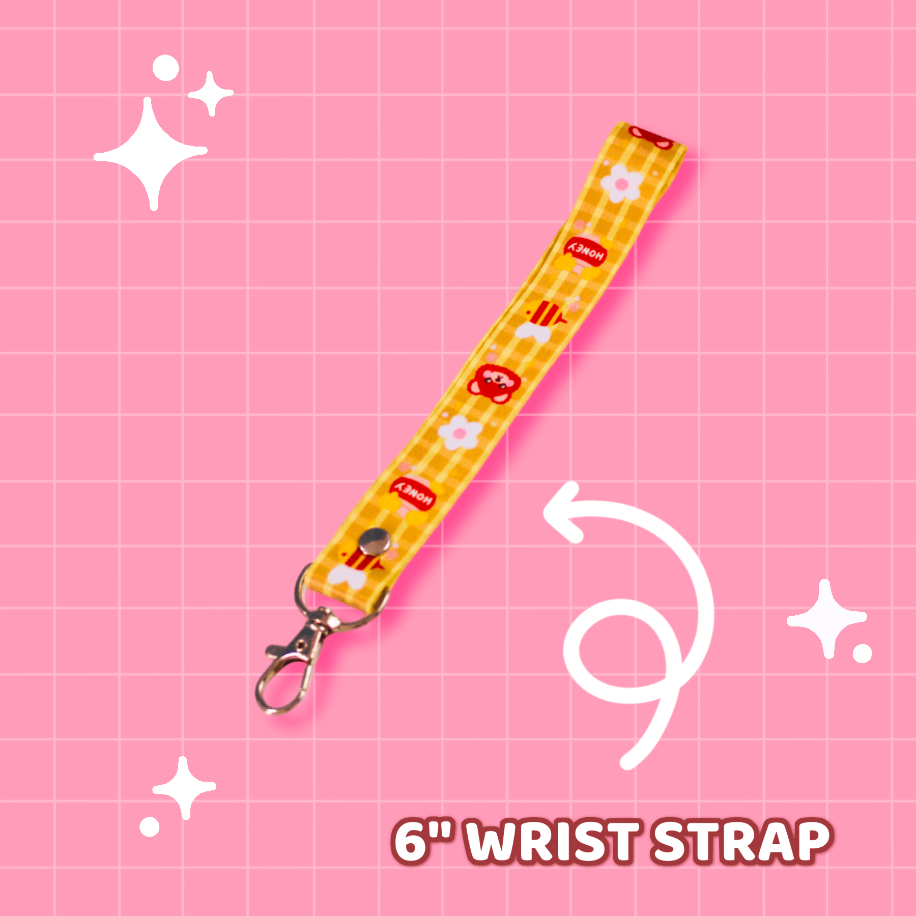 Honeybear Wrist Strap - Moshi Melon