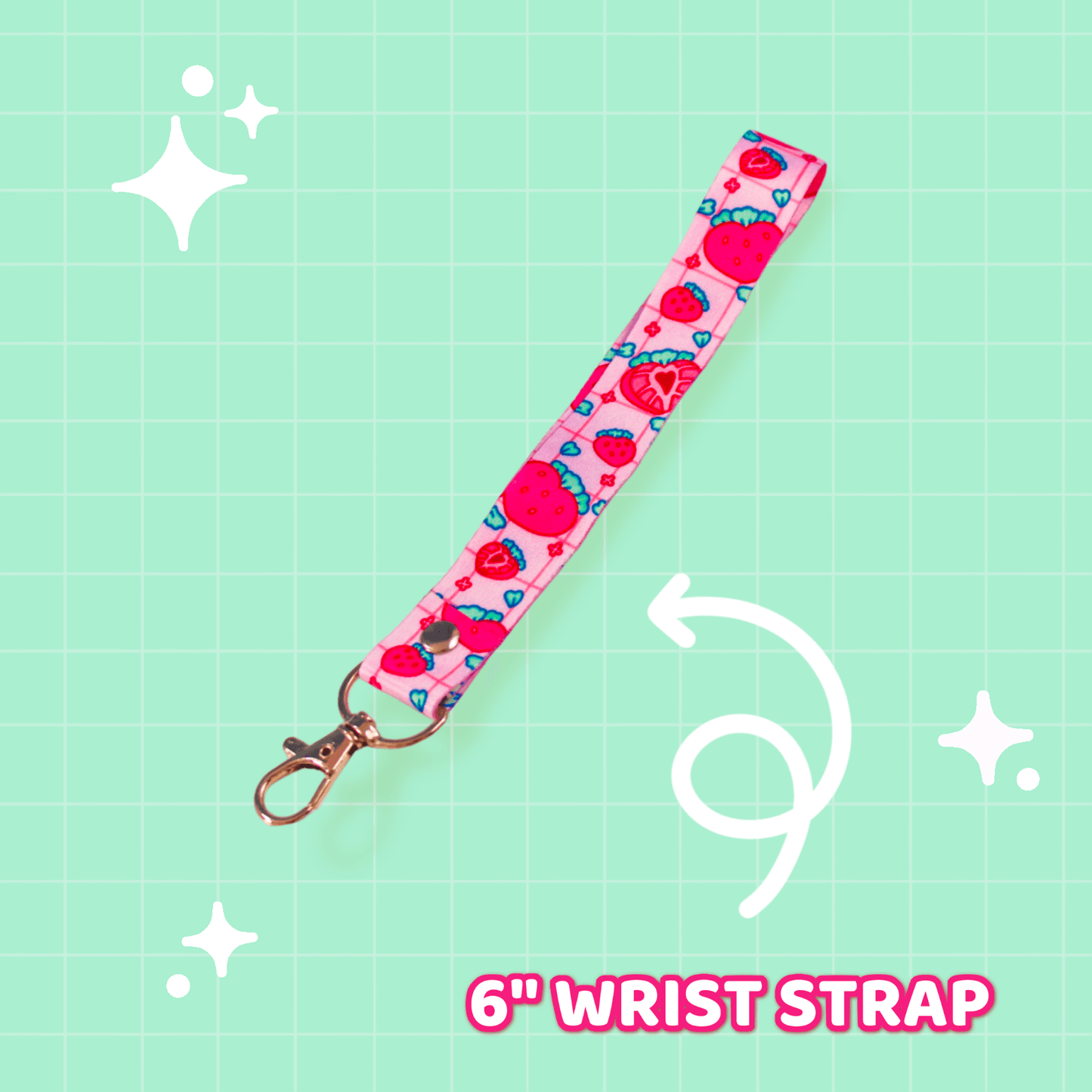 Strawberry Wrist Strap - Moshi Melon
