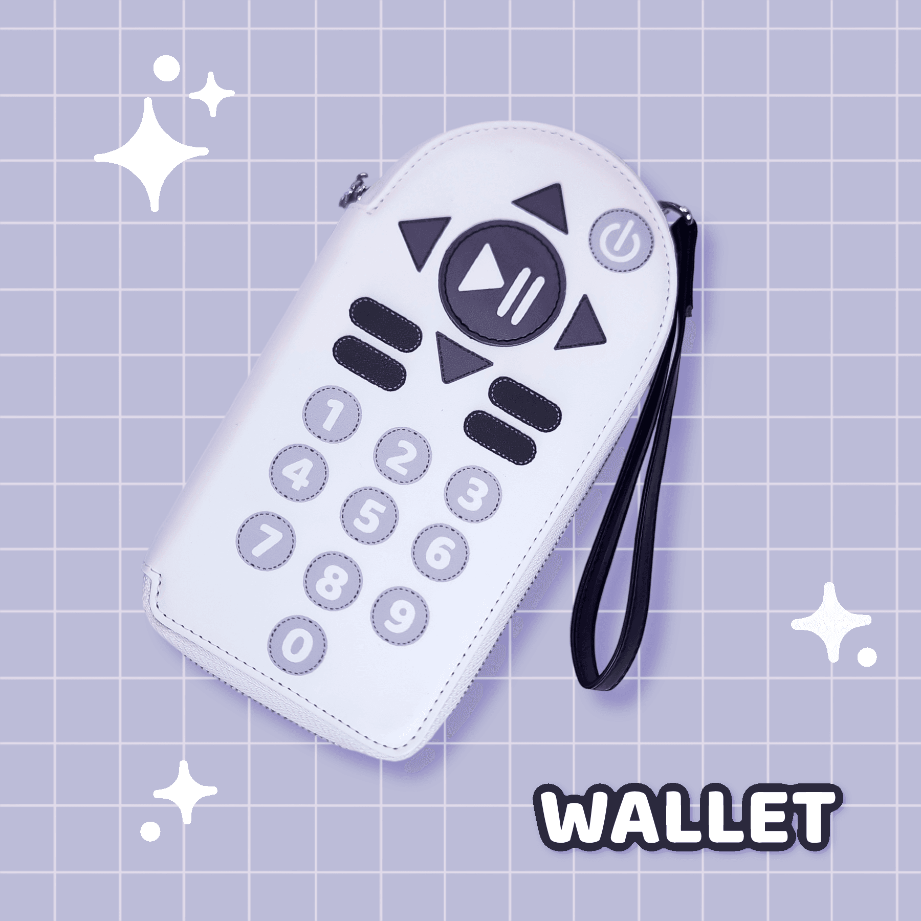 BlackWhite Wallet - Moshi Melon