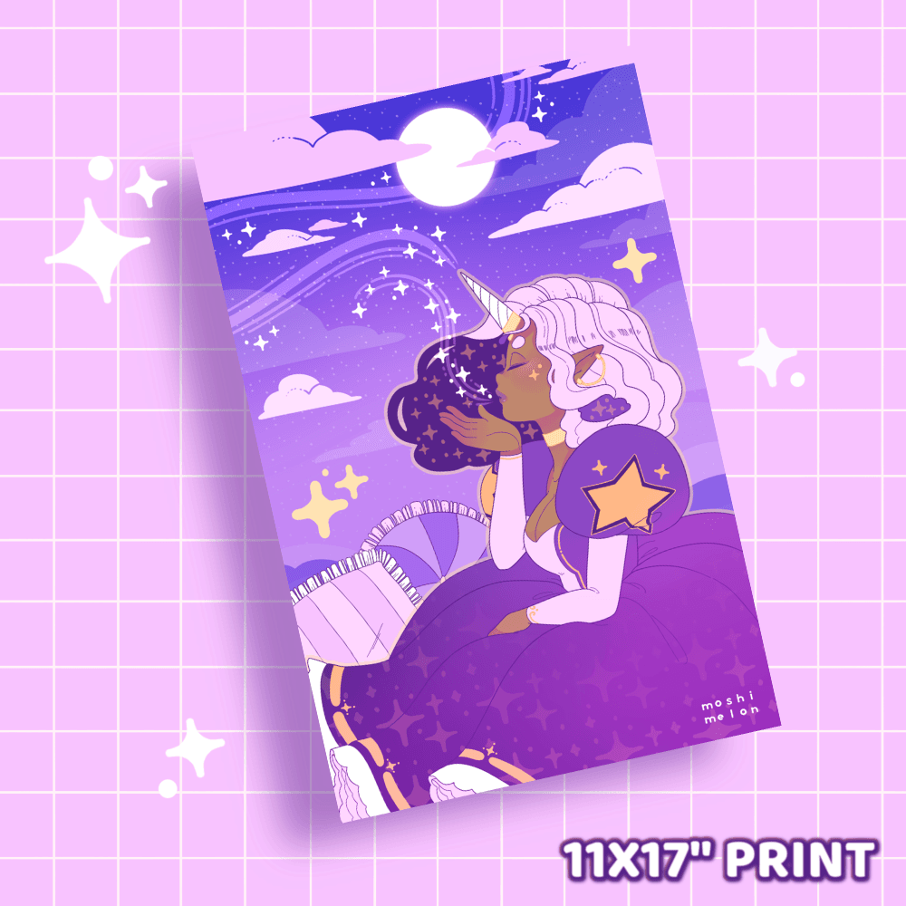 Unicorn Print - Moshi Melon