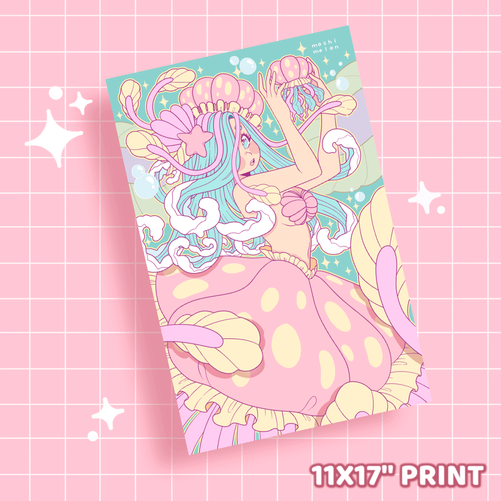 Jellyfish Print - Moshi Melon