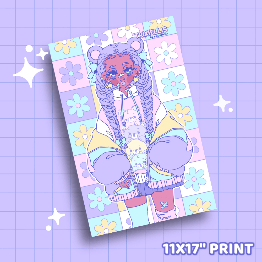 Teddy Print - Moshi Melon