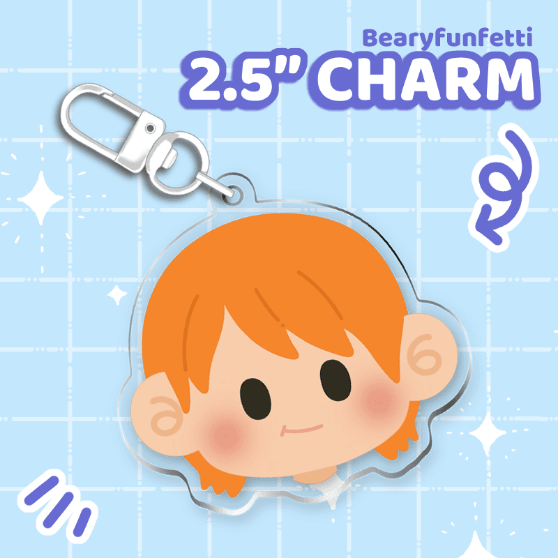 Straw Hats Charm Set - Moshi Melon