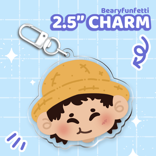 Straw Hats Charm Set - Moshi Melon