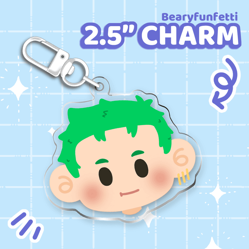 Straw Hats Charm Set - Moshi Melon