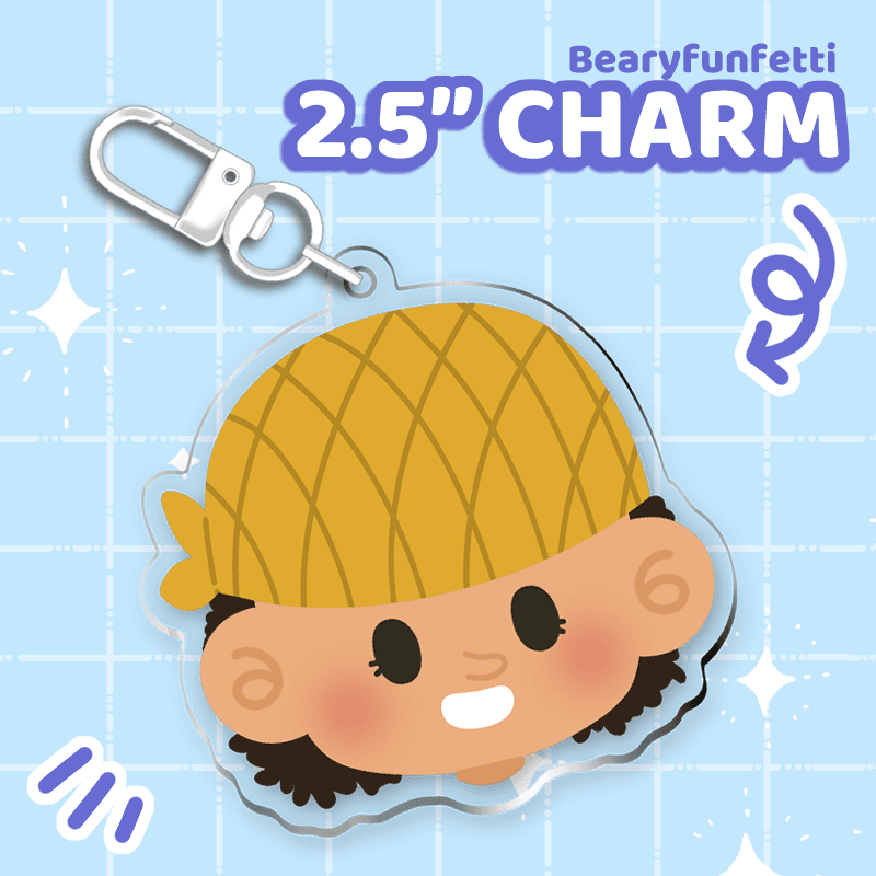 Straw Hats Charm Set - Moshi Melon
