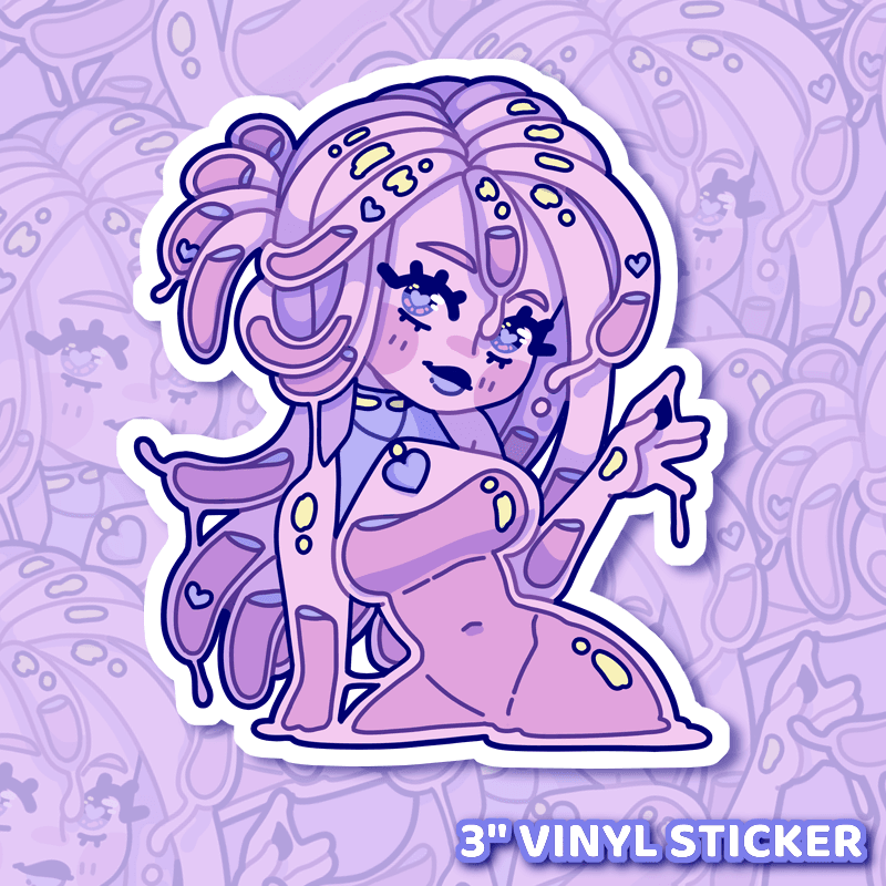 Squishy Sticker - Moshi Melon