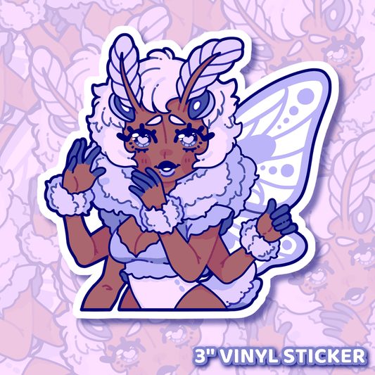 Fuzzwing Sticker - Moshi Melon