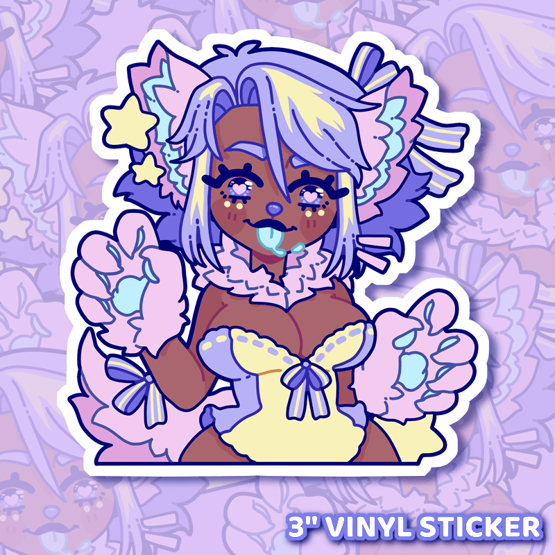 Cyber Pup Sticker - Moshi Melon