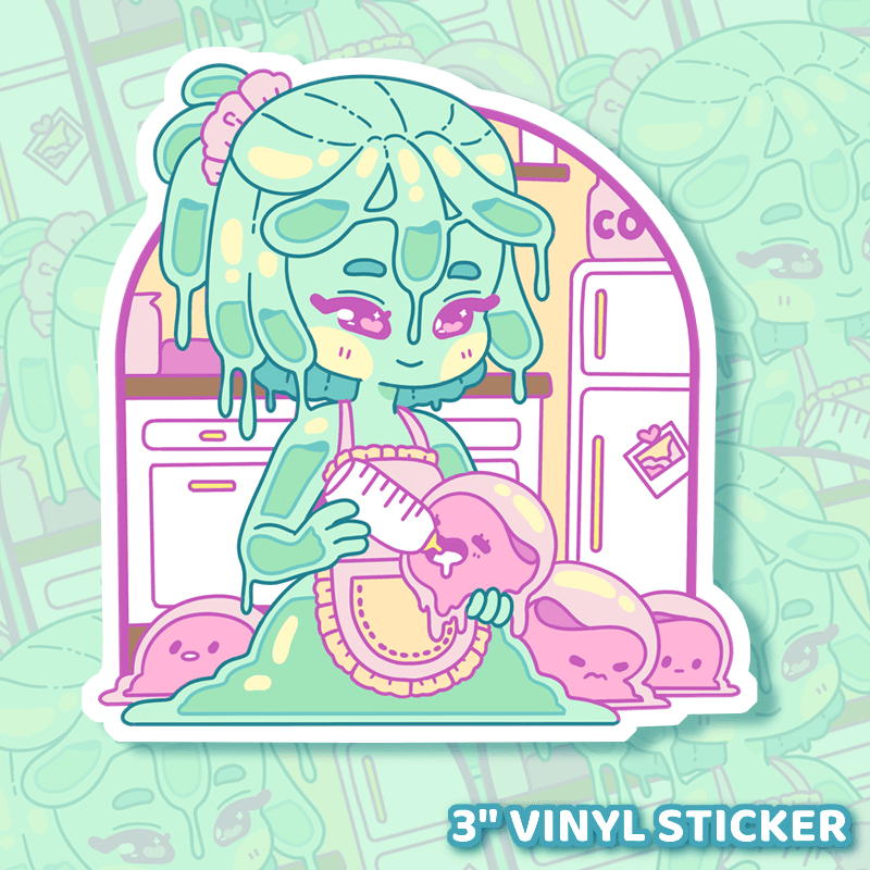 Feeding Time Sticker - Moshi Melon