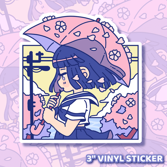 Sakura Sticker - Moshi Melon