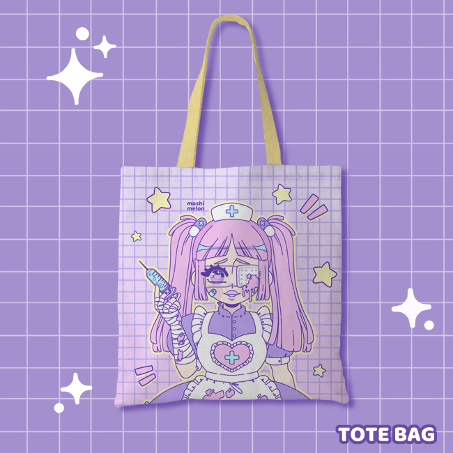 Nurse Large Tote Bag - Moshi Melon