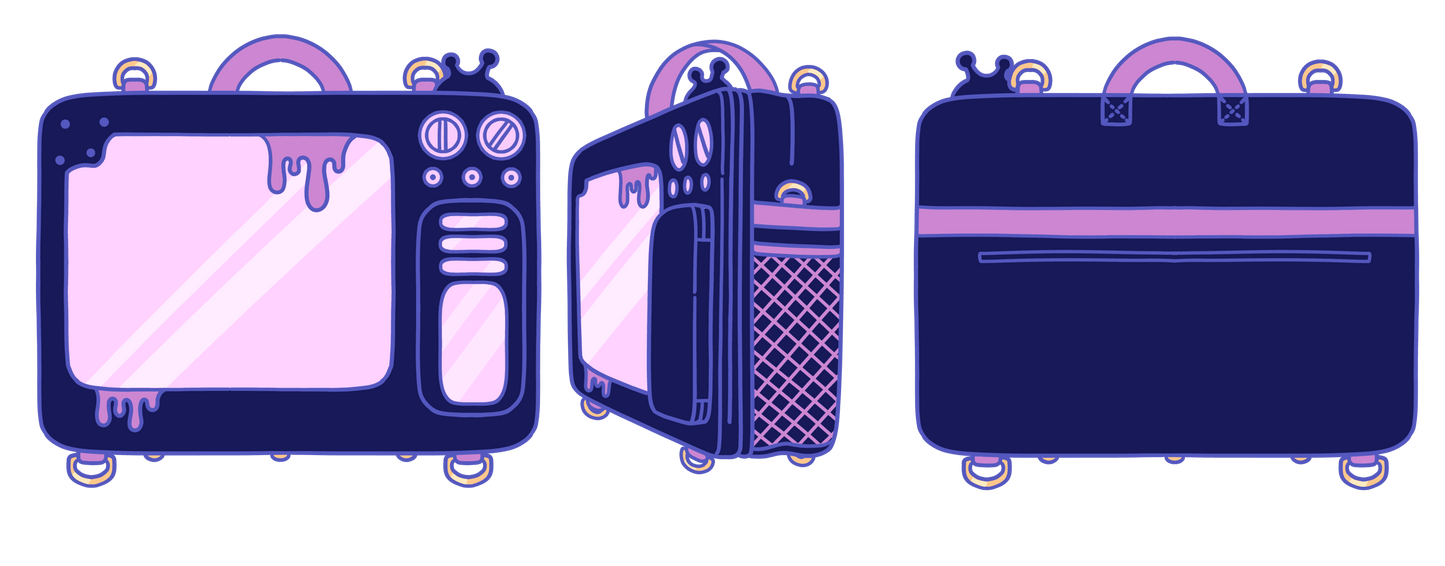 Late Night TV Head Ita Bag 2.0 - Moshi Melon