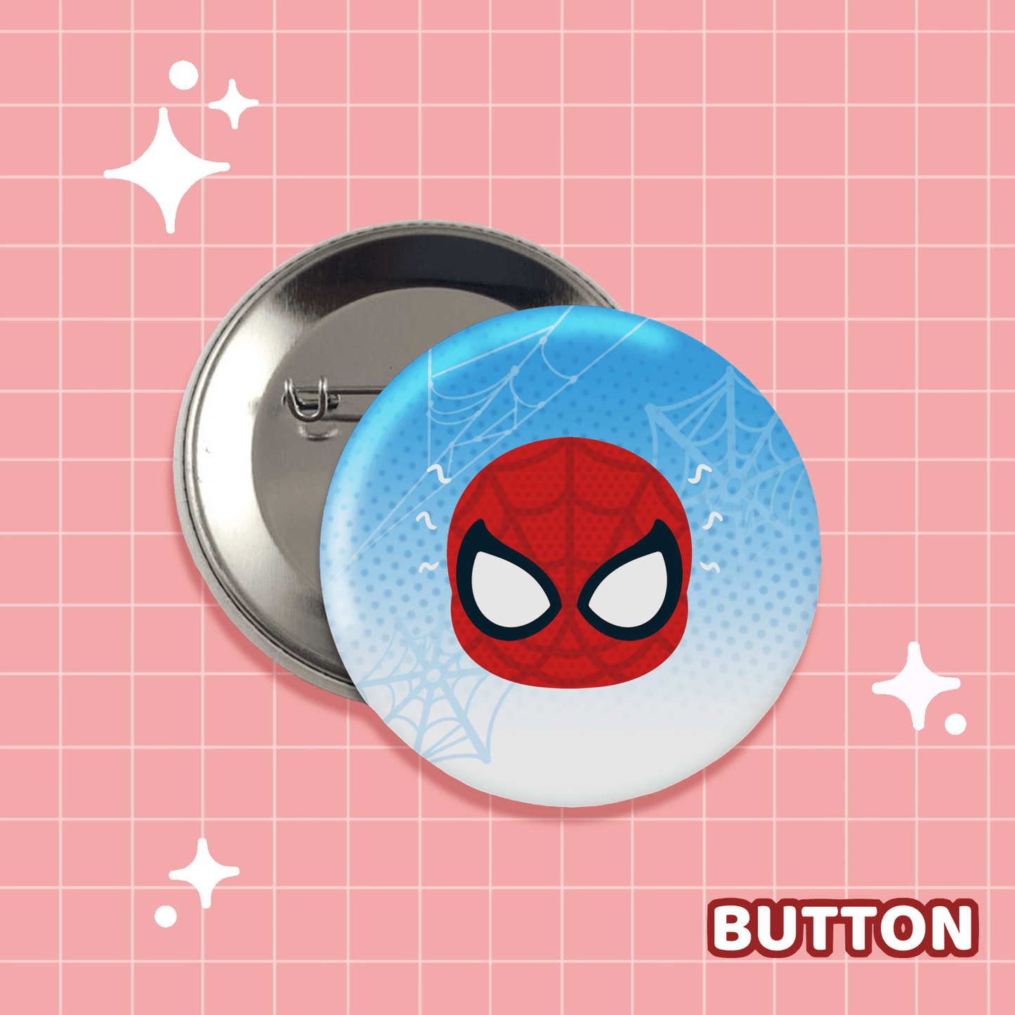 Spiderverse Spidey Button - Moshi Melon