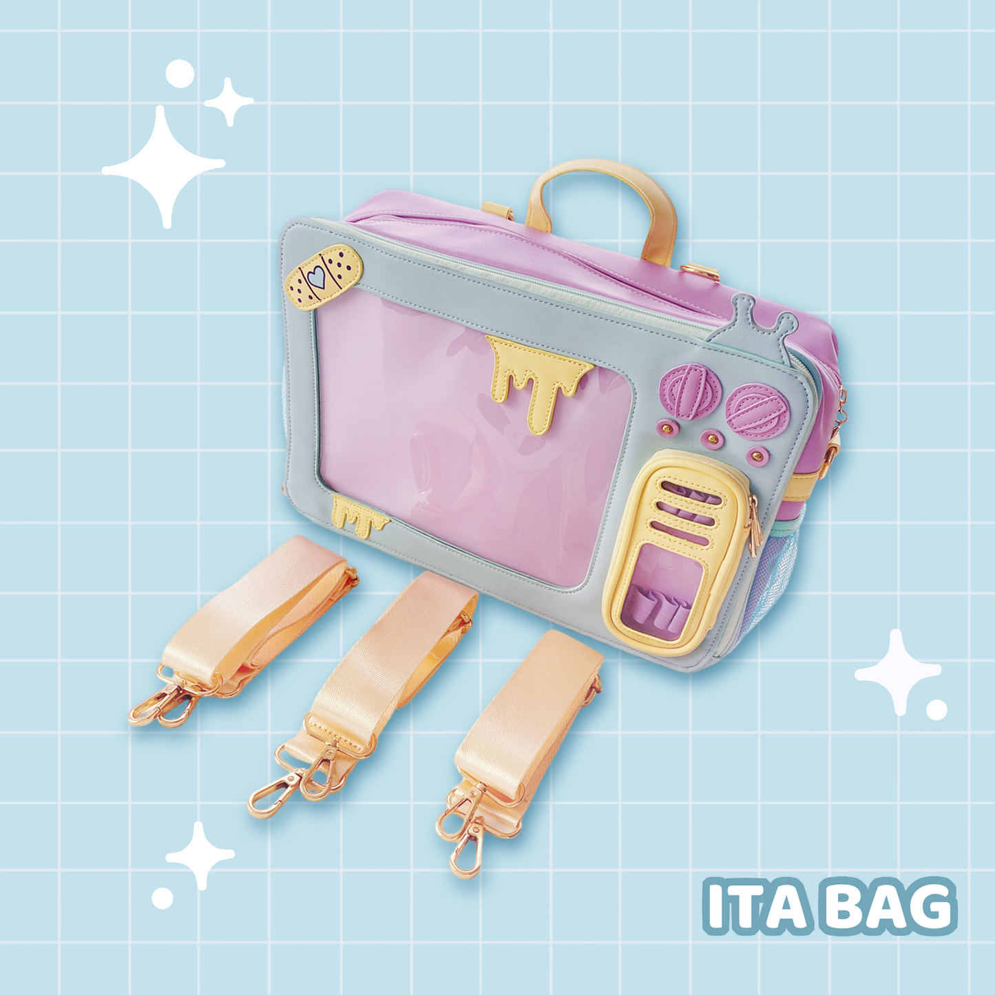 Seafoam TV Head Ita Bag