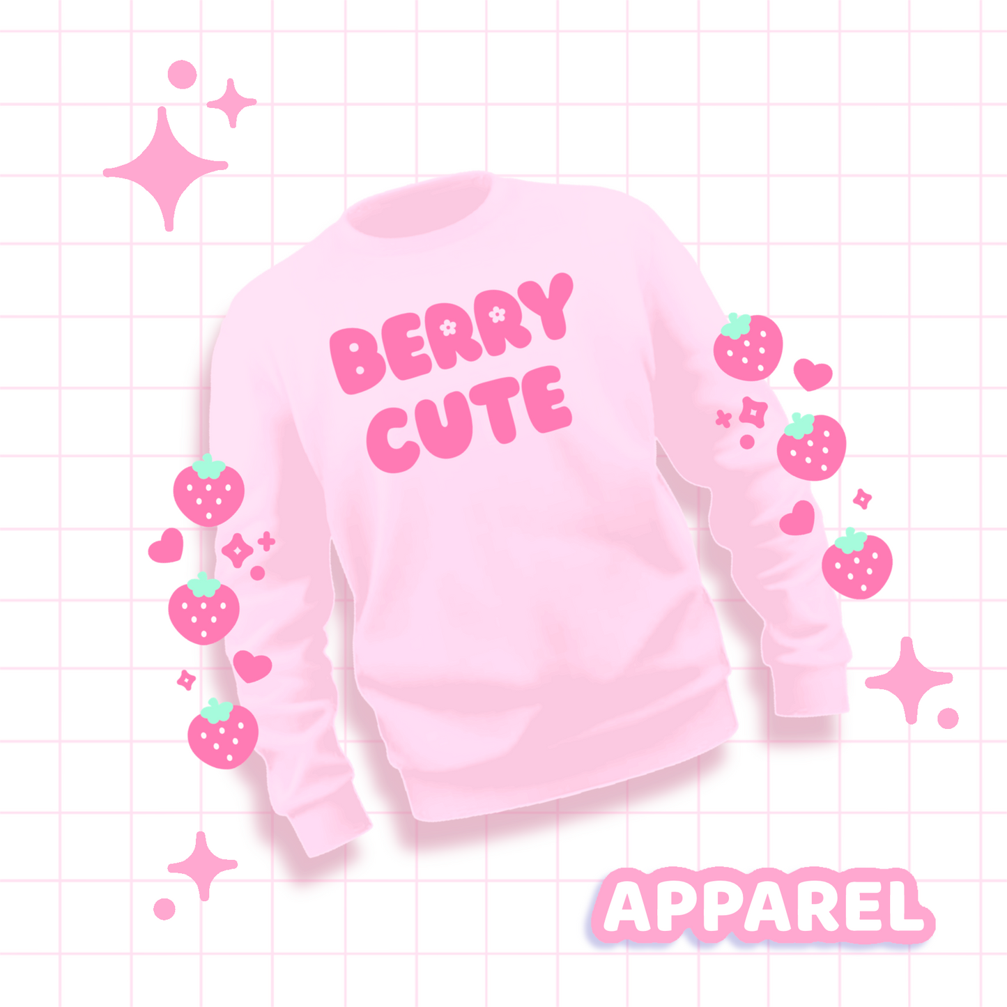 [PREORDER] Berry Cute Crew Neck