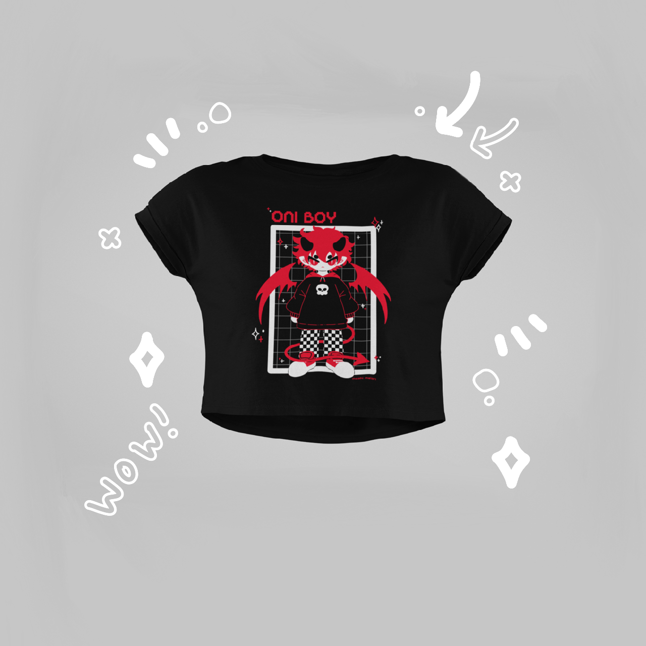 [MTO] Oni Boy Cropped Shirt