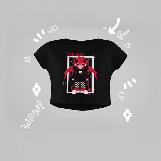 [MTO] Oni Boy Cropped Shirt