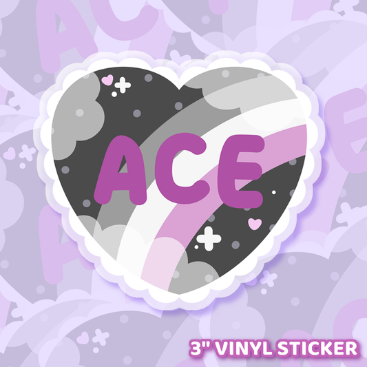 Ace (Asexual) Pride Sticker