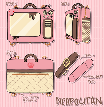 [PREORDER] Neapolitan TV Head Ita Bag 2.0