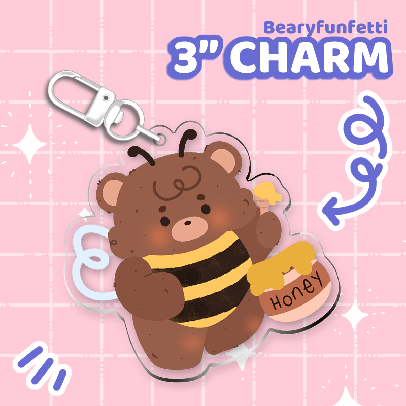 Bear Friends Charm Set