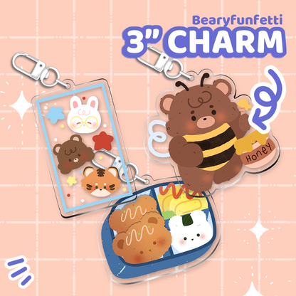 Bear Friends Charm Set