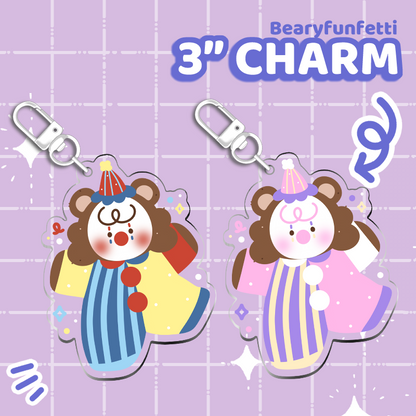 Bear Clown Charms