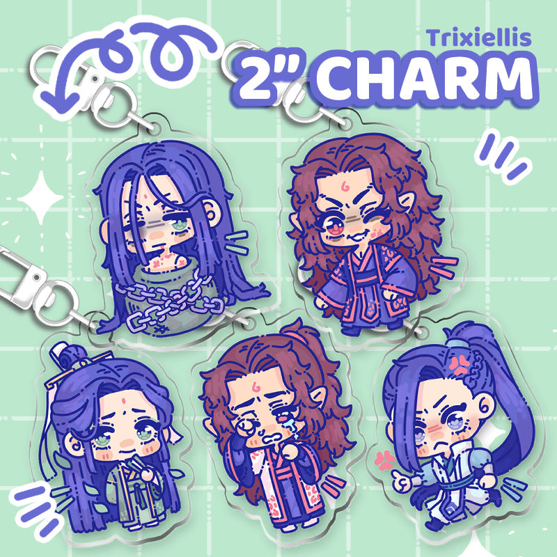 Scum Villain Charm Set