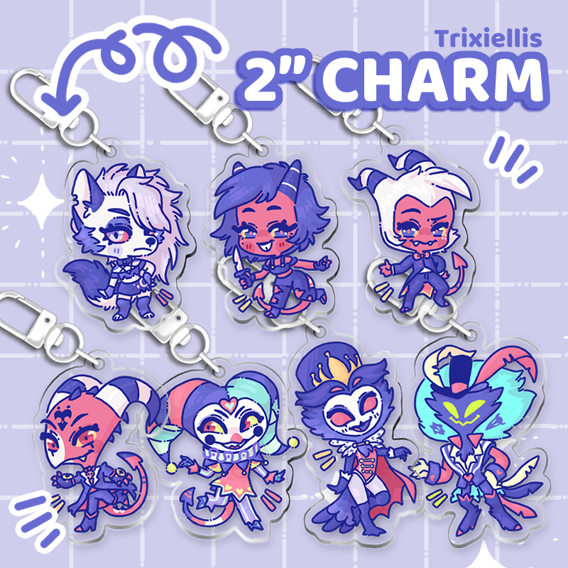 Helluva Boss Charm Set