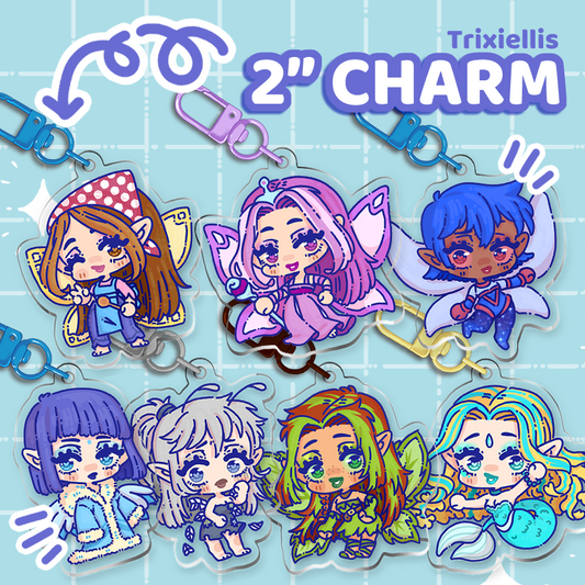 Neopets Faeries Charm Set