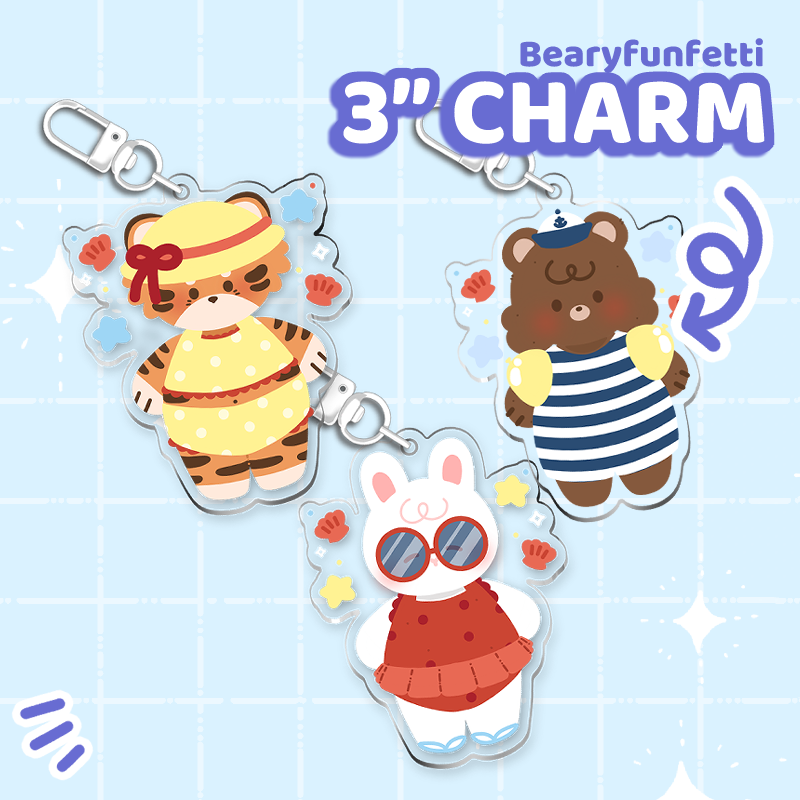 Beach Friends Charms