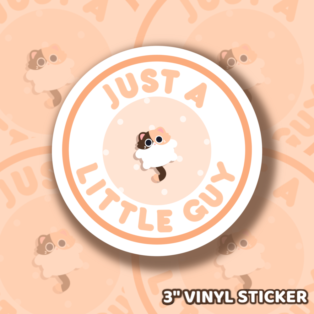 Little Guy (Calico) Sticker